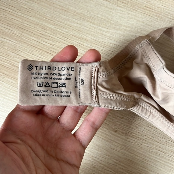 ThirdLove 24/7 Classic Perfect Coverage Bra Taupe 32E - Picture 12 of 12